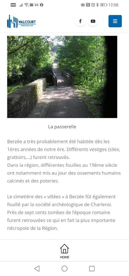 Maison D'Hote Les Notes Endormies Suite Le Refuge Walcourt Exterior photo